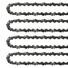 Paquet de 4 ChaîNes de TronçOnneuse de 14 Pouces, 52 Maillons D'EntraîNement, Calibre 0,05 Pouce, Pas LP de 3/8 Pouce, ChaîNes de TronçOnneuse de