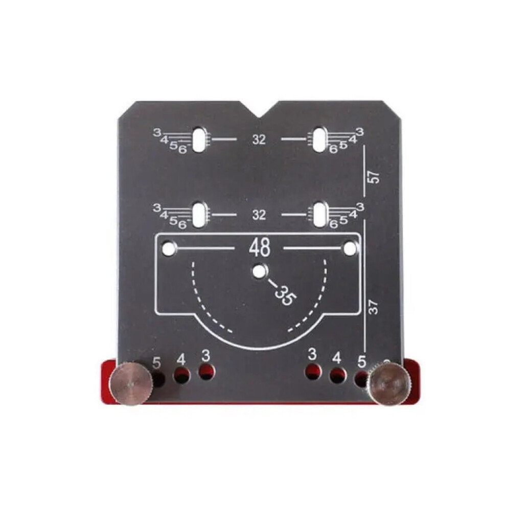 35Mm Hinge Jig Adjustable Drill Guide For Cabinet Doors With Precision Positioning Plate 9771547205760