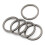 Titanium Key Ring, Quick Release Side-Pushing Ring, Super  Key Organizer, Outer Diameter 30MM, 5PCS 2