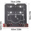35mm Hinge Jig Adjustable Drill Guide for Cabinet Doors with Precision Positioning Plate 2