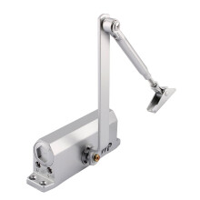 Commercial Hydraulic Door Closer 4565kg Heavy Duty Aluminum Alloy with Dual Valves and Hold Open