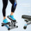 SPORTNOW Mini Stepper, Compact Step Machine Exerciser with Resistance Bands 7