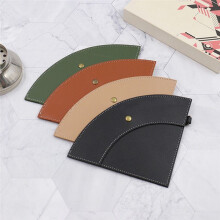 PU Leather Coffee Filter Paper Storage Bag for Coffee Dripper Waterproof Coffee Filters Holder Pouch Camping Supplies,D