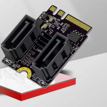 M2 to SATA3.0 Expansion Card KEY A+E WIFI M.2 to  HDD Adapter Drive-Free JMB582 Adapter Card