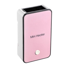 Draagbare Elektrische Kachel, Bureau, Handwarmer, Ruimtewarme Luchtblazer, -Ventilatorkachel voor Thuisverwarming, US-Stekker, Roze