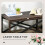 Outsunny Outsunny PE Wicker Outdoor Coffee Table, Rattan Side Table w/ Plastic Board 5