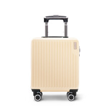 LUGG 15 Inch Vacay Cabin Case, Airline Approved Carry On Suitcase, ABS Lightweight Suitcase, Hard Suit Case with 360° Spinner Wheels, Sand