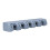 Broom Holder Wall Mounted Plastic and Silicone Rack 2
