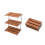 Portable 3-Tier Camping Rack Foldable Brown 1