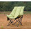 High-Back Moon Chair with Hollow Cotton Padding Green 4