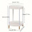 Small Round Metal Nightstand Table 4