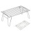 Heavy-Duty Camping BBQ Table Foldable Grill Silver 1