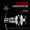 High-Speed Baitcasting Reel Dual Spools Right Hand Black 8