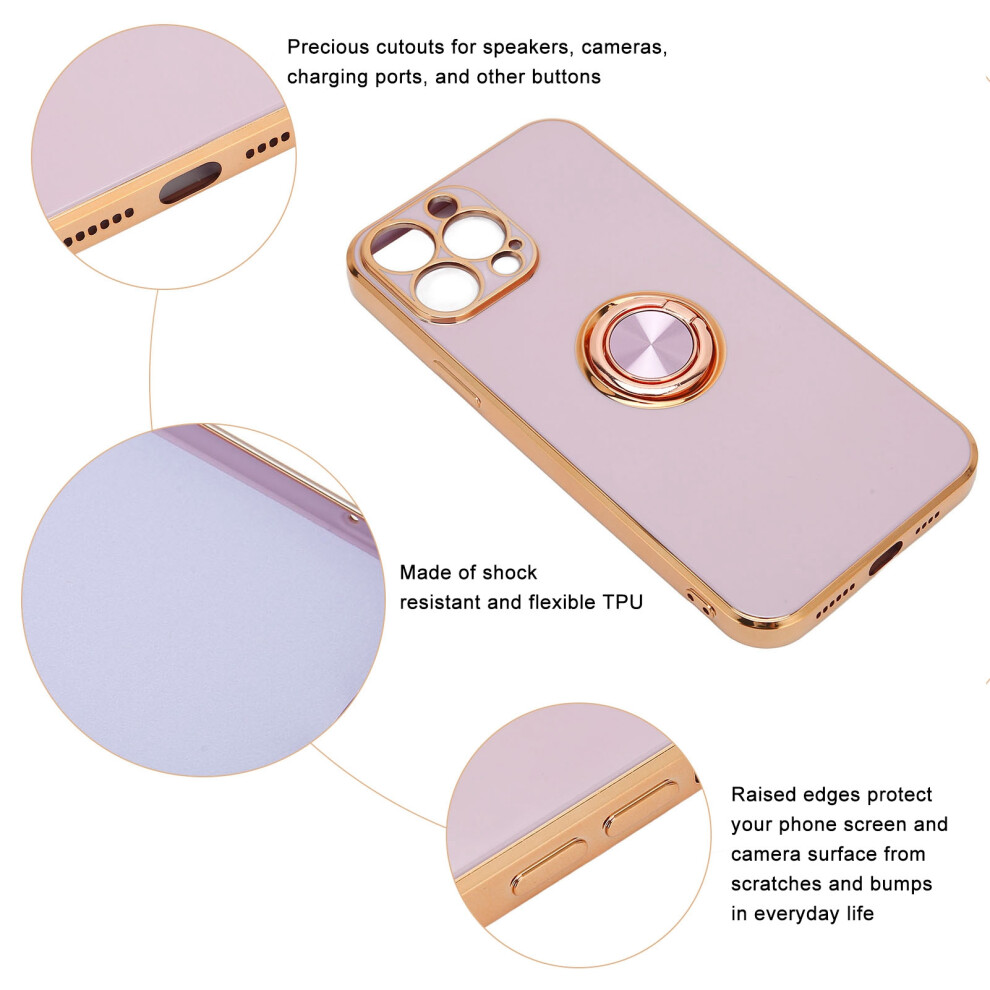 Rose Glitter Ring Case Iphone 13 Pro Max Gold 7806371644910