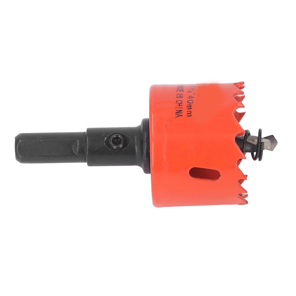 High Speed Steel Bimetal Hole Saw Bit 1-5/8In (40Mm) With Mandrel 4981375173680