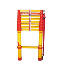 3.5m Fiberglass Telescoping Extension Ladder with SlipResistant Feet for Indoor and Outdoor Use