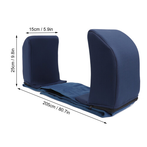 Lateral Support Cushion PU Leather Foam Side Padding 15x25x54cm 1