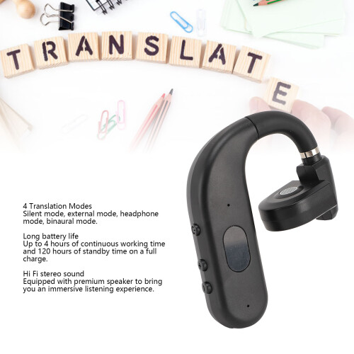 Auricular de traducción 300mAh, Bluetooth, 80 idiomas 2