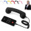 Retro Phone Handset with TypeC Connection, Clear Audio, Ergonomic Grip, Volume Control, Black 1