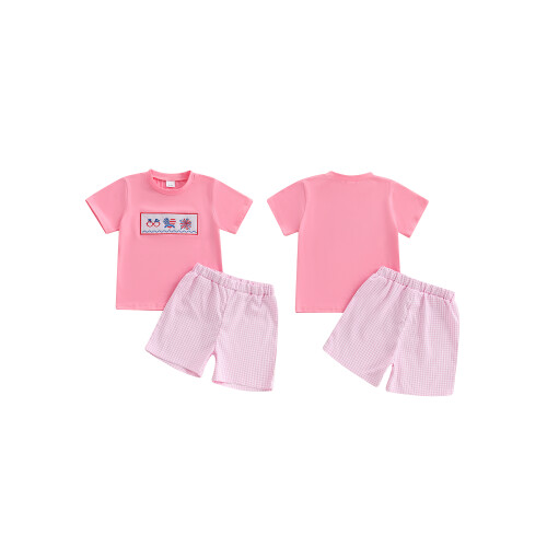 (2-3 Years, Pink) Σετ σορτς για 2 τεμαχίων 1