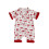 (0-3 Months, Red) Πιτζάμες Romper για και σατέν 1