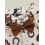 (2-3 Years, Beige) Conjunto de verão com botões. 6