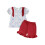 (2-3 Years, Red) Completo per bambina 2 pezzi. 1