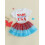 (12-18 Months, White) Conjunto de verão de julho. 4