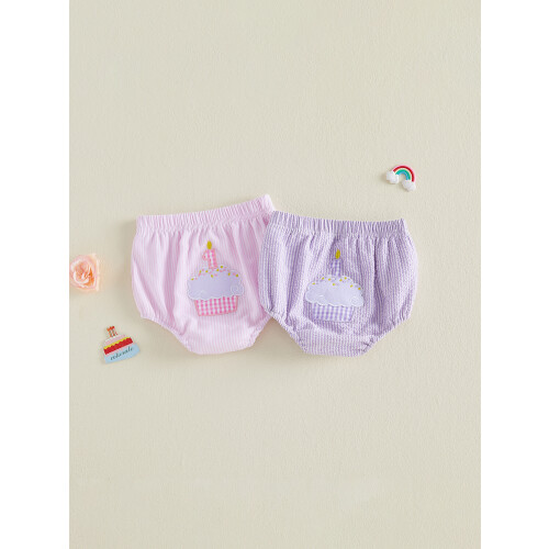 (12-18M, Pink) Σορτς γενεθλίων για από πολυπροπυλένιο 2