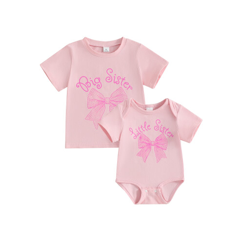 (0-3 Months/2-3Years, Pink) Ρούχα για νήπια τις αδερφές.