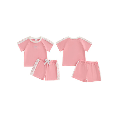 (18-24 Months, Pink) Completo estivo per 2 pezzi. 1
