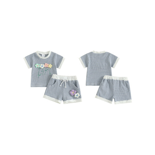 (18-24 Months, Blue) Completo estivo per 2 pezzi. 1