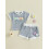(4-5 Years, Blue) Completo estivo per 2 pezzi. 3