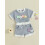(2-3 Years, Blue) Completo estivo per 2 pezzi. 4