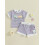(2-3Y, PURPLE) Completo estivo per 2 pezzi. 3