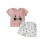 (3-4 Years, Pink) Completo estivo per 2 pezzi. 1