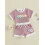 (0-6M, Red) Completo estivo per 2 pezzi. 4