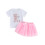 (18-24 Months, White) Σετ 2 τεμαχίων από τούλι. 1