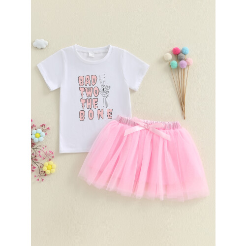 (18-24 Months, White) Σετ 2 τεμαχίων από τούλι. 2