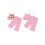 (6-12 Months, Pink) Καλοκαιρινά ρούχα για 2 τεμαχίων 2