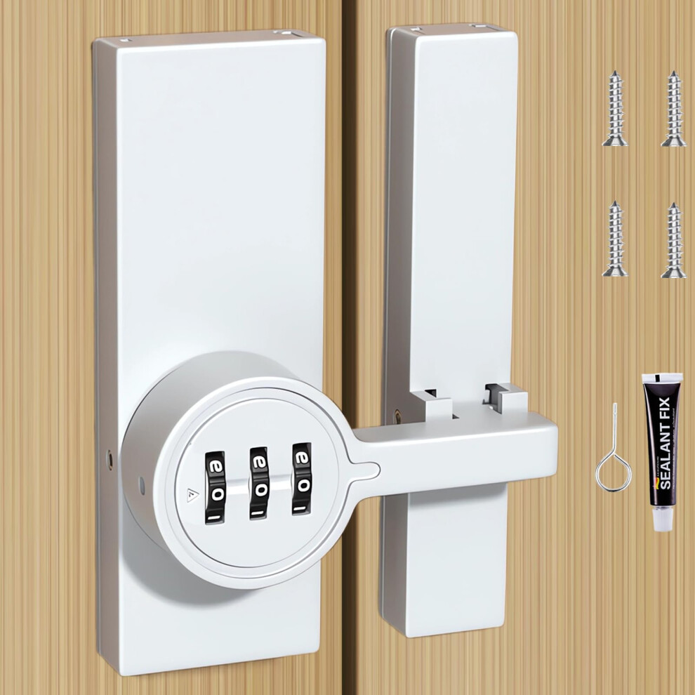Cabinet Door Lock Keyless Combination 180 Barn And Sliding Doors Rustresistant Zinc Alloy 9771547207634