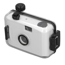 Waterproof 35mm Vintage Film Camera 28mm Lens for Snorkeling Up to 3m Depth Black and White