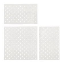 Miniature Furniture Decoration Items Perforated Board Wall Rack DIY Storage Display Furniture Accessories White