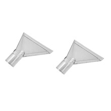 2 X 38 mm Saugdüsen mit Rotierendem Transparentem Bürstenkopf Verwandeln Den Nass-Trockensauger in Einen Extraktor