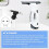 Cordless Window Vacuum Cleaner, Window Cleaner Squeegee Tool Set, Electric Windown Cleaning Tool EU Plug 3
