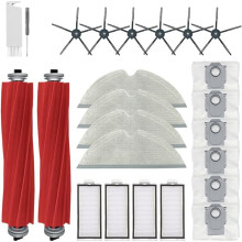 Voor  Q7 / Q7+ / Q7 Max / Q7 Max+ Robotstofzuiger Hoofdborstel, Zijborstel, Dweil, Doek, Pads, HEPA-Filters, Stofzak