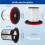 Filter und Filterhalter für  Unlimited 6 Staubsauger - Ersatzfilter 6