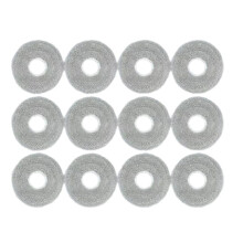 12 Reinigungstücher für Cecotec für Conga X70 Staubsaugerzubehör, Ersatz-Wischmopppads