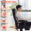 Homcom HOMCOM Vibration Massage Office Chair w/ Heat Reclining Function, Black 5