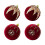 Weihnachtskugeln Ornamente Weinrot Beflockung Weihnachtsbaum Dekoration Neujahr Weihnachtskugeln C 1